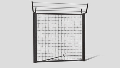 poly modular fence 6 - buy royalty free 3d model dragosburian 0e75607 3d print model - Mito3D