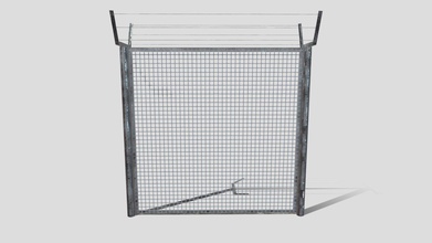 poly modular fence 7 - buy royalty free 3d model dragosburian 10e2f3c 3d print model - Mito3D