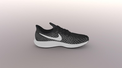 poly Nike Schuh 01 Modell 2 download frei 3d 3dscanx 3593098 3d print model - Mito3D