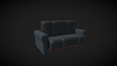 poly noir animated sofa - download free 3d model luka92 07f33b8 3d print model - Mito3D
