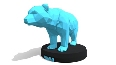 poli panda acquistare royalty gratuito 3d modello jambul agungnurani 0e462e9 3d print model - Mito3D