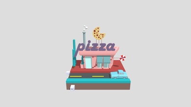 poly pizzeria - download free 3d model capijam af1ebed 3d print model - Mito3D