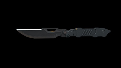 poly sci fi military knife - buy royalty free 3d model alexandr33d vympel c773e74 3d print model - Mito3D