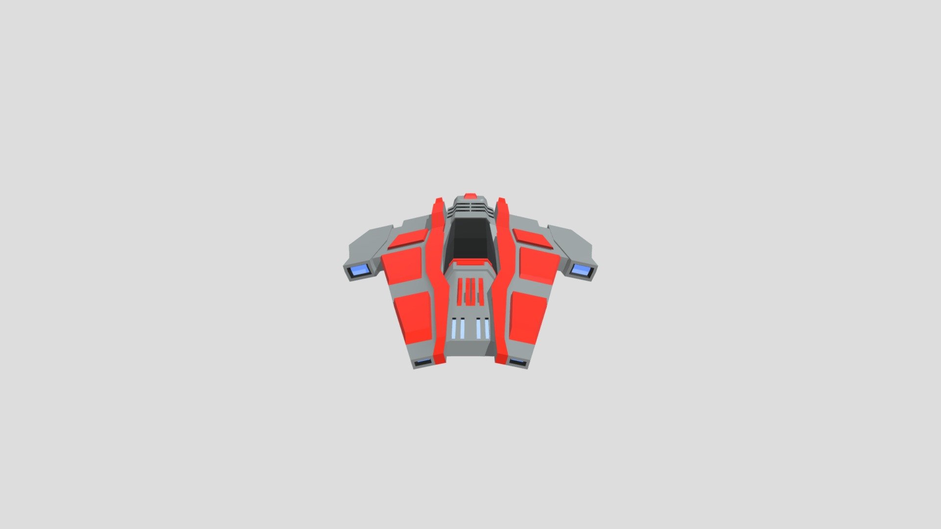 poly spaceship - download free 3d model friendlycreep f854128 3D print model - Mito3D