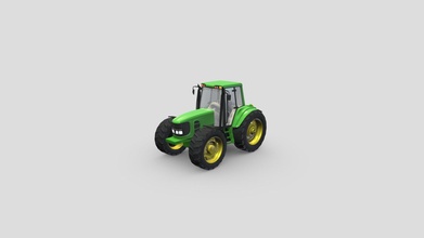 poly tractor - buy royalty free 3d model 3dia a5d49d1 3d print model - Mito3D
