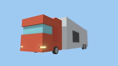 poly truck - download free 3d model blender fox1234 03d35bb 3d print model - Mito3D