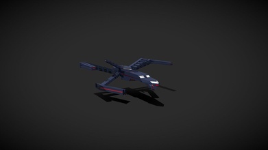 poly wolf spaceship - download free 3d model tetsuotetsuo 7d23f82 3d print model - Mito3D