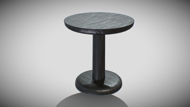 pon-table model-1280 black ash wood - buy royalty free 3d model sr surajrai18sr c3c0667 table ready virtualreality vr augmented reality ar games other render enginesthis lowpoly equipped 4k resolution texturesthe pbr maps includes- albedo roughness metallic normal 3d print model - Mito3D