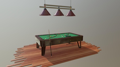 pool billiard table - 3d model deitsura 5901c0e here you can fine which created just fun modeling maya texture substance painter all my artworks artstation https wwwartstationcom 3d print model - Mito3D