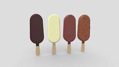 popsicle pack - buy royalty free 3d model plaggy 68b1ee0 mixture tickles 2048 x2048 pbr textures normal map baked high poly if you need help have question please do not hesitate contact me happy plaggynet gmailcom formats fbx dae max obj mtl png gltf usdz polygon 1469 vertices 1848 yes ao albedo metal rough materials uv mapped unwrapped uvs non overlapping 3d print model - Mito3D