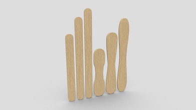 popsicle sticks - buy royalty free 3d model plaggy 5e23c10 stick your beloved ice cream flavour 2048 x2048 pbr textures normal map baked high poly if you need help have question please do not hesitate contact me happy plaggynet gmailcom formats fbx dae max obj mtl png gltf usdz polygon 400 vertices 412 yes ao albedo metal rough materials uv mapped unwrapped uvs non overlapping 3d print model - Mito3D