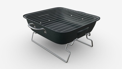 portable charcoal grill small - buy royalty free 3d model hq3dmod aivisastics d2db888 3d print model - Mito3D