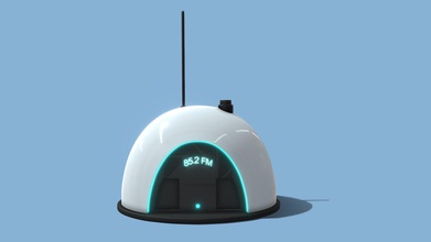 portal radio - 3d model mrmax wolfwahlberg 9896a03 first game can found very beginning test chamber 00 also easter egg one rattman&rsquo s dens second 2 musik tune 3d print model - Mito3D