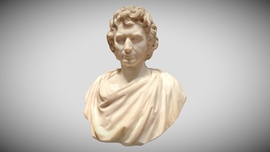 portrait bust edwin wallace stoughton marble - download free 3d model andrew sink andrewsink 4508832 3d print model - Mito3D