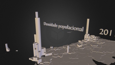 Português população densidade 3d modelo Renato sousa renatosousa 4agrqz6 3d print model - Mito3D