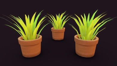 potted herbaceous plant - 3d model zayfert1999 cf3d0eb 3d print model - Mito3D