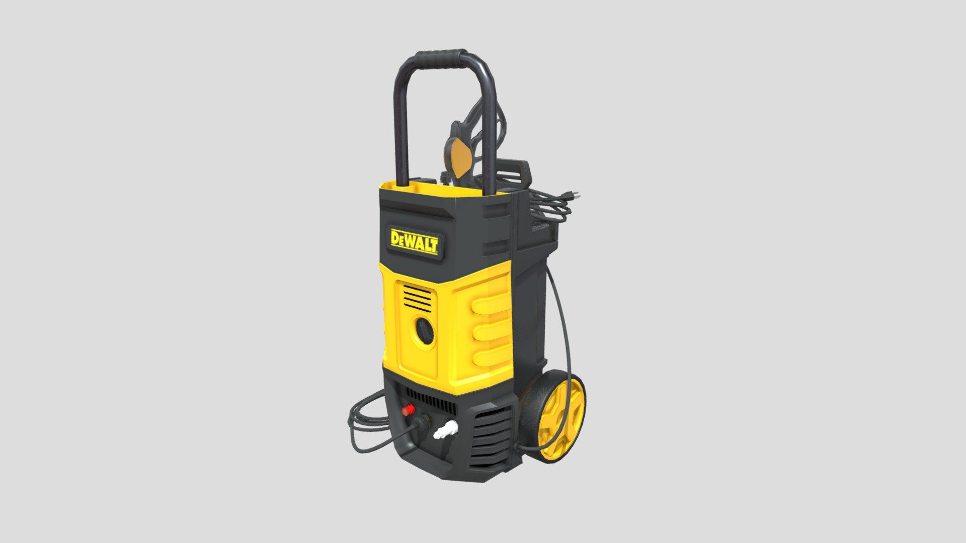 pressure washer - buy royalty free 3d model chakkitpp power garden household high machinery warehouse portable industry equipment clean water tool machine cleaner disposal vehicle car industrial applicance 3D print model - Mito3D