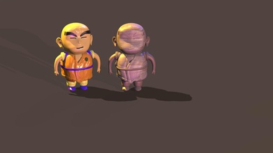 project character - 3d model rytz730 harits730 4f6a788 animation rigging still learning really hard char his wooden dummy 3d print model - Mito3D