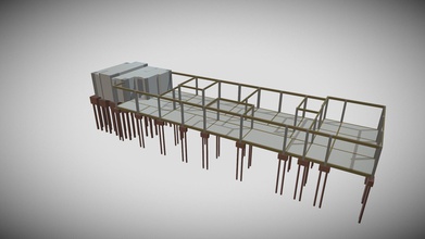 projeto estrutural cl nica hospitalar - 3d model bruno dalmoro bdalmoro 18ab79f 3d print model - Mito3D