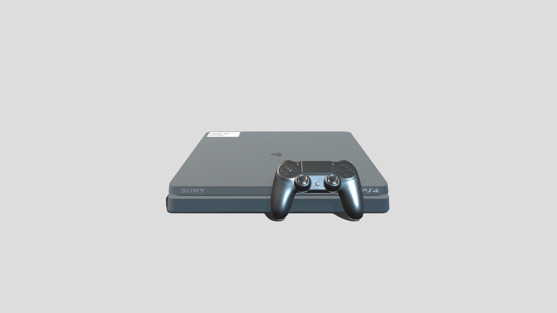 ps 4 - baixe o free 3d modelo sdqwe b0dc078 feito em blender 3D print model - Mito3D