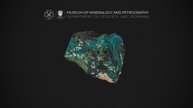 Pseudomalachit konzentrisch Struktur 3d Modell Museum Mineralogie Petrographie uaic Mineralogypetrographymuseum 61e610b 3d print model - Mito3D