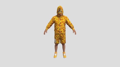 pubg character outfit - download free 3d model instagram1m lal 1m 03dbcfb 3d print model - Mito3D