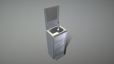 público metal lavabo 25 espejo bote basura comprar realeza gratis 3d modelo vis all efc0cda 3d print model - Mito3D