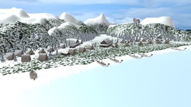 pueblo rdico en invierno - download free 3d model fernando jaque ferj bf6d485 3d print model - Mito3D