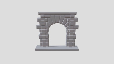 puerta del palacio betx - download free 3d model 3drestauram 84010e3 renacentista castillo-palacio castell n 3d print model - Mito3D