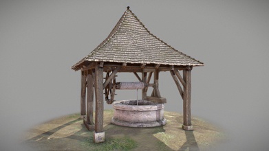 puits medieval - 3d model nicolas cayr nicolascayre 812daac 3d print model - Mito3D