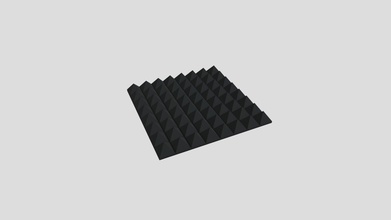 pyramid acoustic panel - download free 3d model yoikuzaku 19abf68 3d print model - Mito3D