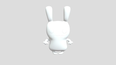 rabbit doll - download free 3d model mika98 f751084 3d print model - Mito3D