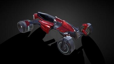racing car rock t1 - gral game 3d model vondomenic 95e090f 3d print model - Mito3D