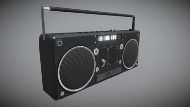 Radio ghettoblastero acquistare royalty gratuito 3d modello cgknuenz knuenzj a769811 3d print model - Mito3D