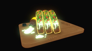 radyoaktif tacos 3d model avery Kukla ölümsüz adam a185b3d 3d print model - Mito3D
