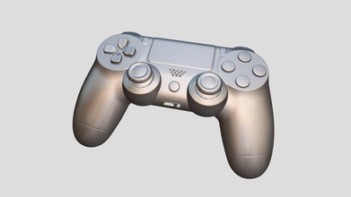 Real Playstation Doppelschock Direkte 3d Scan Kaufen Lizenzgebühren frei Modell Kunst kurniawantjiptoatmadja Videospiel Konsole Sony Joystick Joypad 3d print model - Mito3D