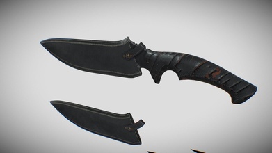 realistic military knife - 3d model ebrahimmr a7ea5f5 3d print model - Mito3D