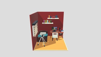 rot Schlafzimmer download frei 3d Modell nicolaskalaba e6bf7b9 3d print model - Mito3D
