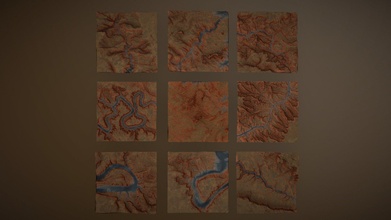 rouge canyon paysages acheter royalties libre 3d modèle établir simonustal b892ad3 3d print model - Mito3D