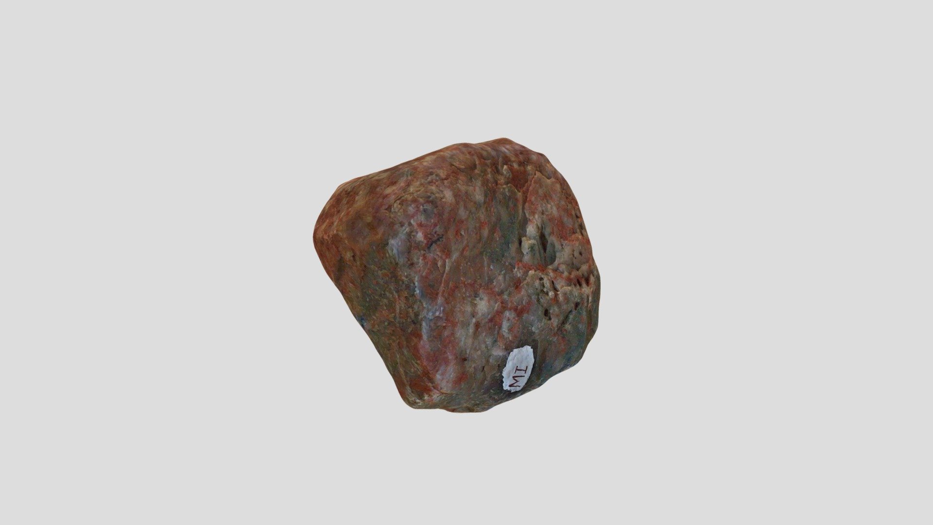 red granite - download free 3d model elliottmm a27462f sirface rock very smooth so much features look blurry person found southern shore lake huron june 2016 think could piece exists vicinty great lakes but am not totally sure 3D print model - Mito3D