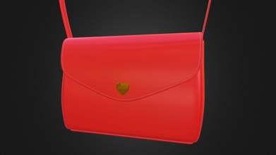 kırmızı el çantası 3d model enerji akışı 36b2413 3d print model - Mito3D