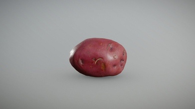 red potato - buy royalty free 3d model inciprocal 4701dce 3d print model - Mito3D