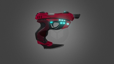 rojo sci fi pistola descargar gratis 3d modelo luhan Gabriel luhan345 7a3efac 3d print model - Mito3D