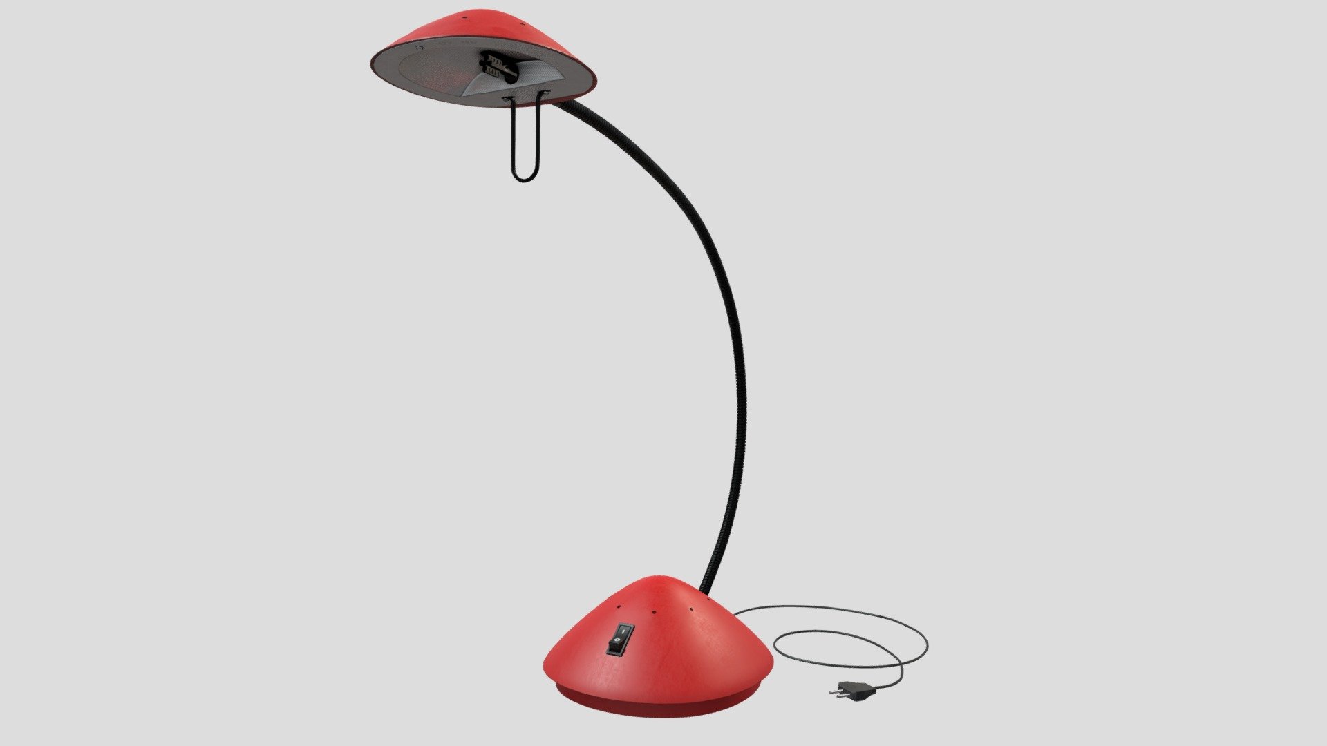 rojo mesa lámpara 3d modelo highpoly 4316857 3D print model - Mito3D