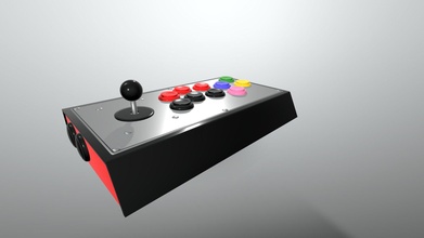 red tent fightstick - download free 3d model famicomlink famifawx 144ad4d 3d print model - Mito3D