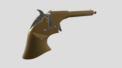 remington rider parlor pistol - download free 3d model redroguexiii c7ade5f 3d print model - Mito3D