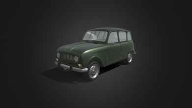 renault 4 download frei 3d Modell 3ddomino cd33cdf 3d print model - Mito3D