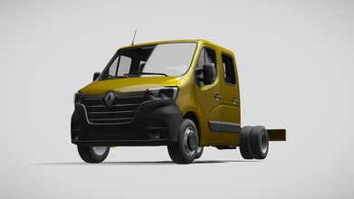 renault master crewcab dw e20 chassis 2020 - buy royalty free 3d model creator b10092f 3d print model - Mito3D