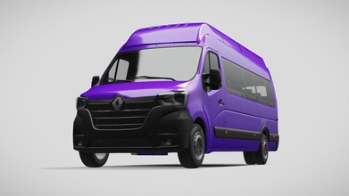 renault Maître l4h3 minibus 2020 acheter royalties libre 3d modèle créateur 261249e 3d print model - Mito3D