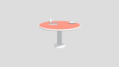 restaurant table - download free 3d model danypana079 97d15bb 3d print model - Mito3D
